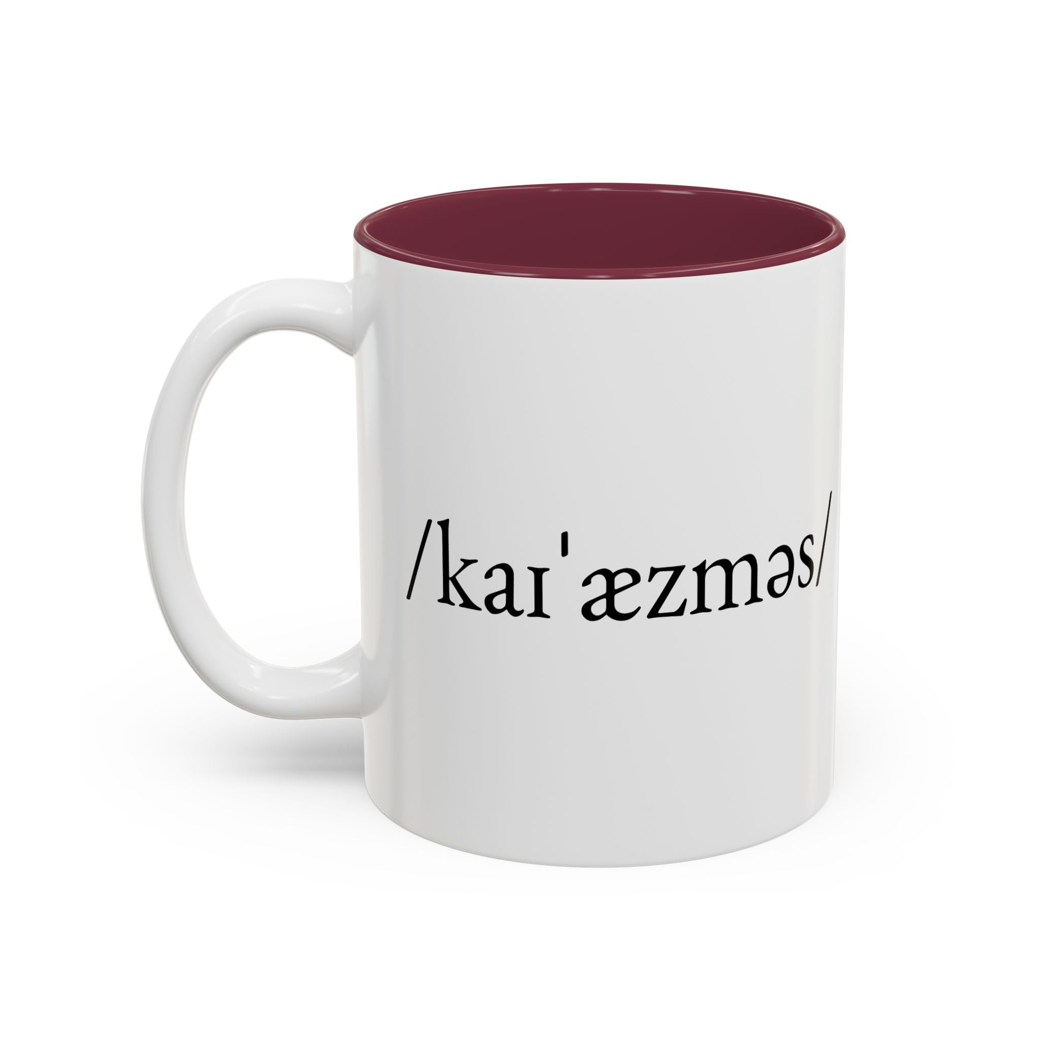 Chiasmus - Accent Mug— 'Fair is foul, and foul is fair' Two-Tone Ceramic Coffee Cup