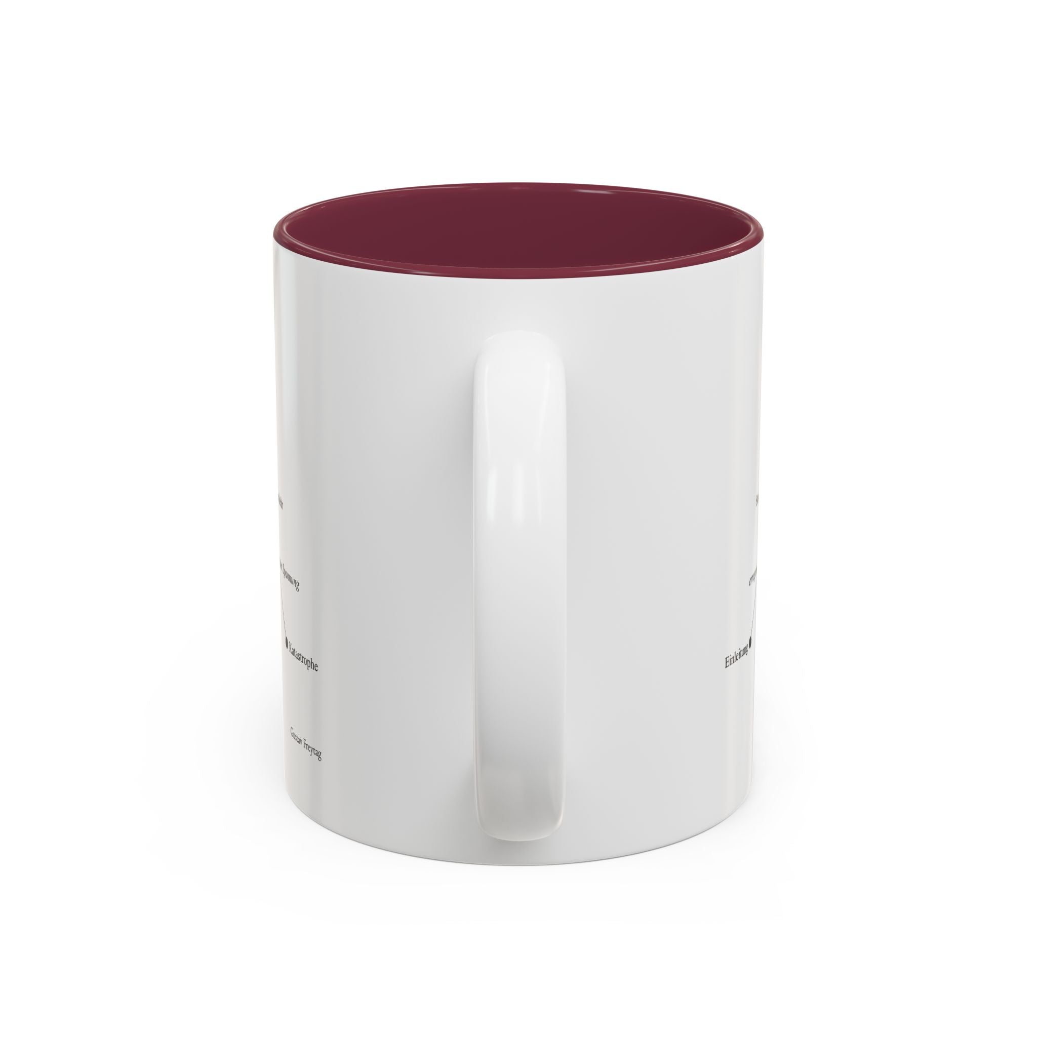 Freytag's Pyramid — Two-Tone Coffee Cup (11oz/15oz)