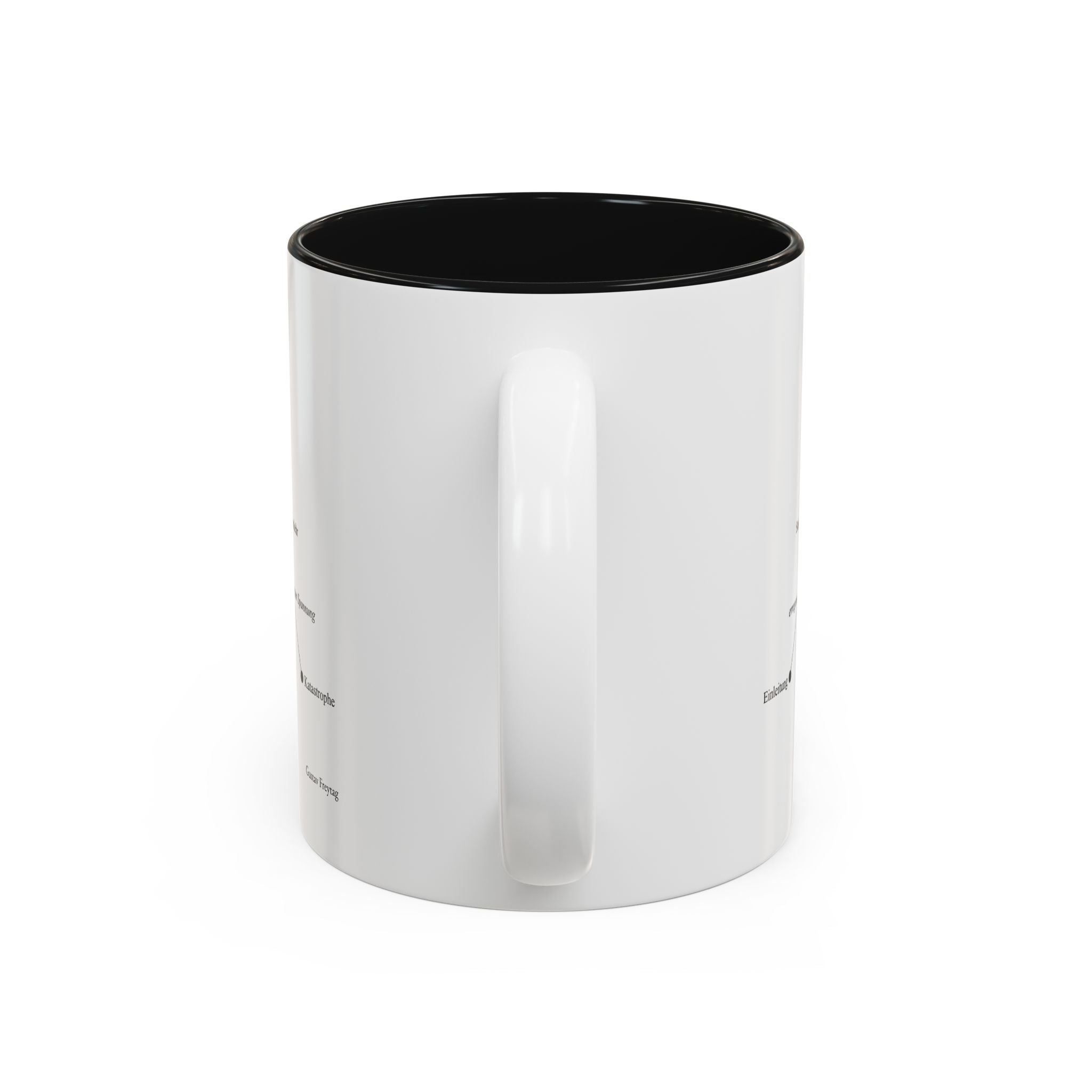 Freytag's Pyramid — Two-Tone Coffee Cup (11oz/15oz)