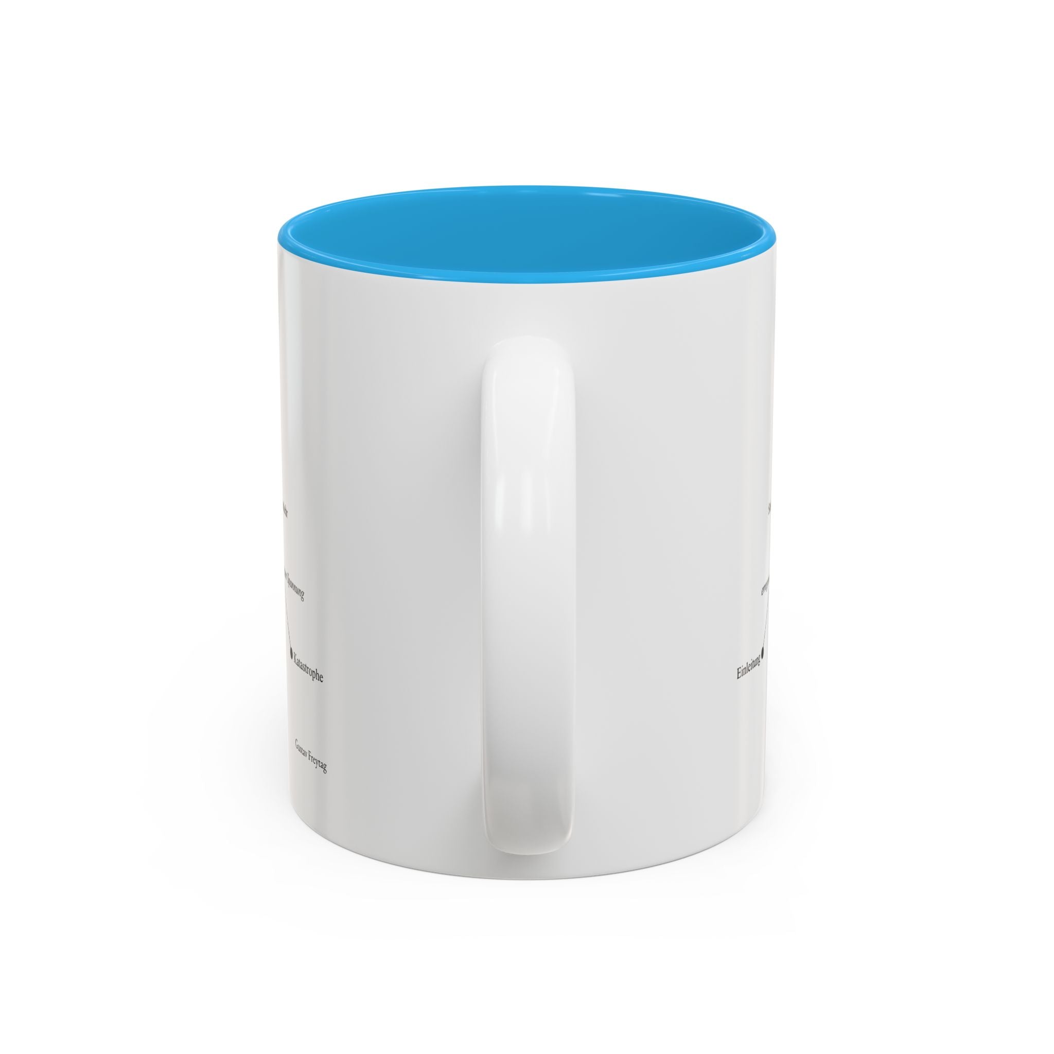 Freytag's Pyramid — Two-Tone Coffee Cup (11oz/15oz)