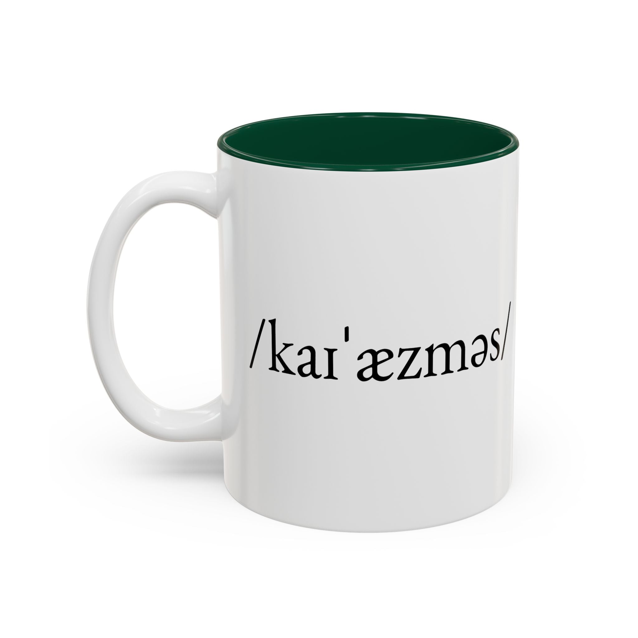 Chiasmus - Accent Mug— 'Fair is foul, and foul is fair' Two-Tone Ceramic Coffee Cup