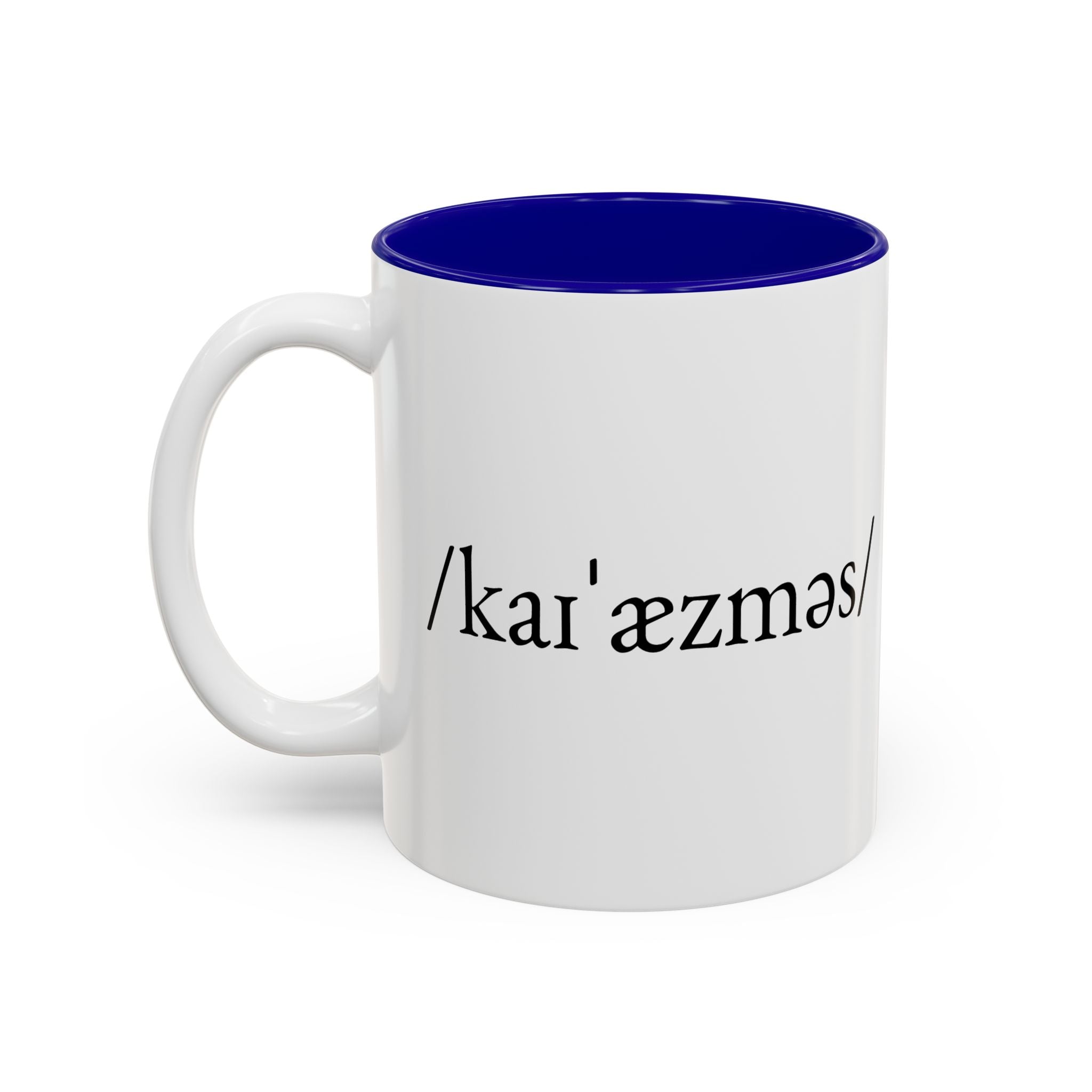 Chiasmus - Accent Mug— 'Fair is foul, and foul is fair' Two-Tone Ceramic Coffee Cup