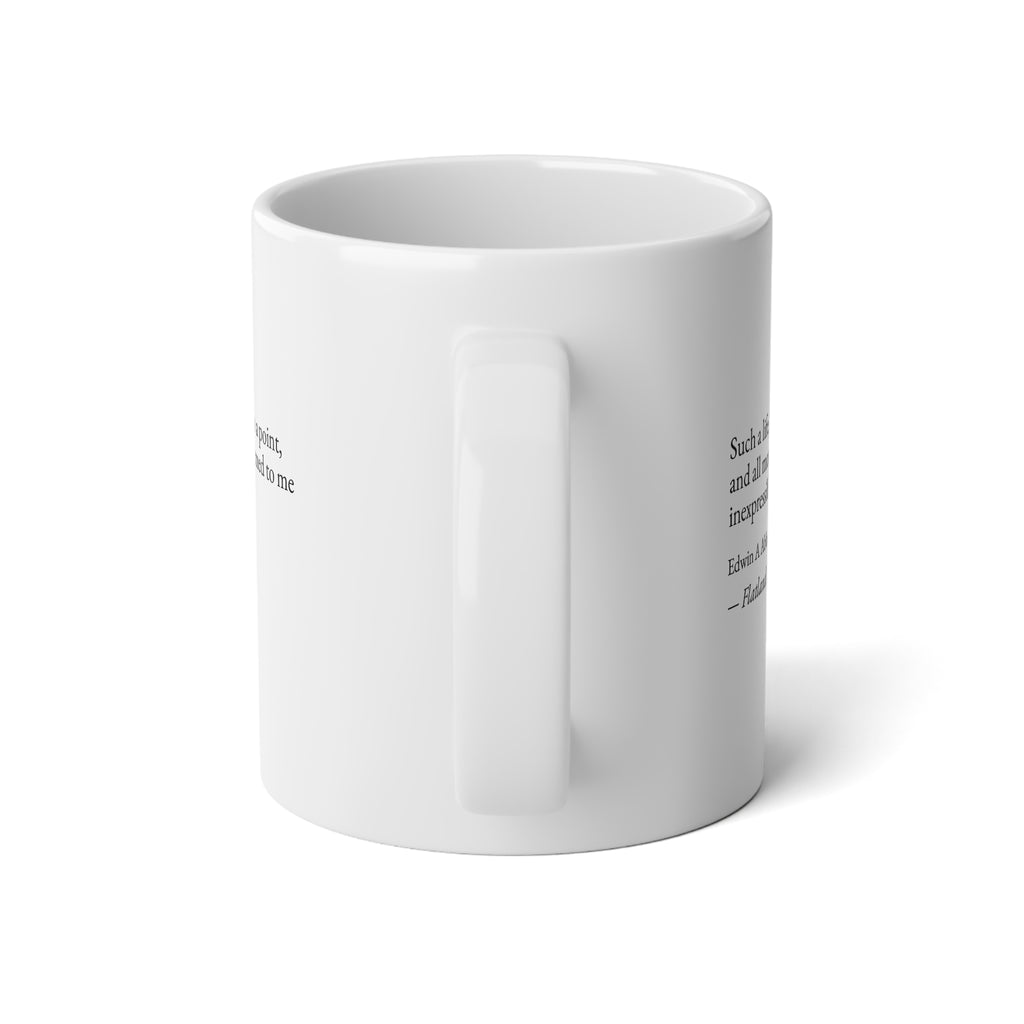 20oz Quote Mug — ‘Flatland’ Edwin A. Abbott Literary Coffee Cup