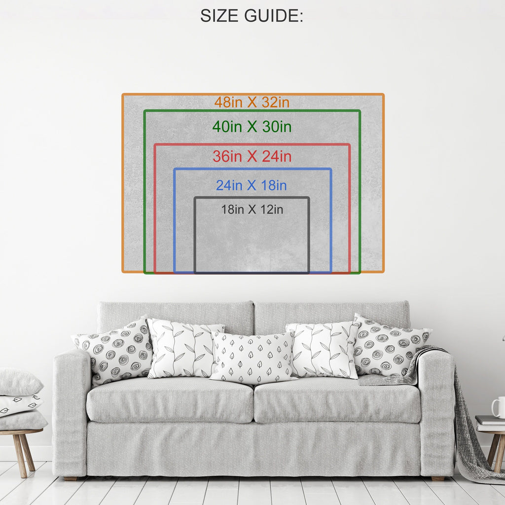 World Map Canvas, Blue Abstract World Map Canvas Wall Art, Earth Map, World Map