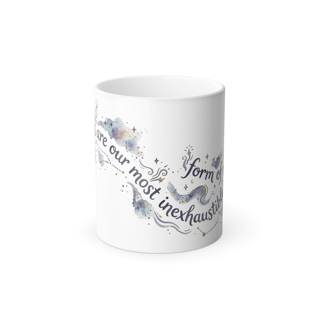 Color-Changing Mug — "Form of Magic" Floral Magic 11oz