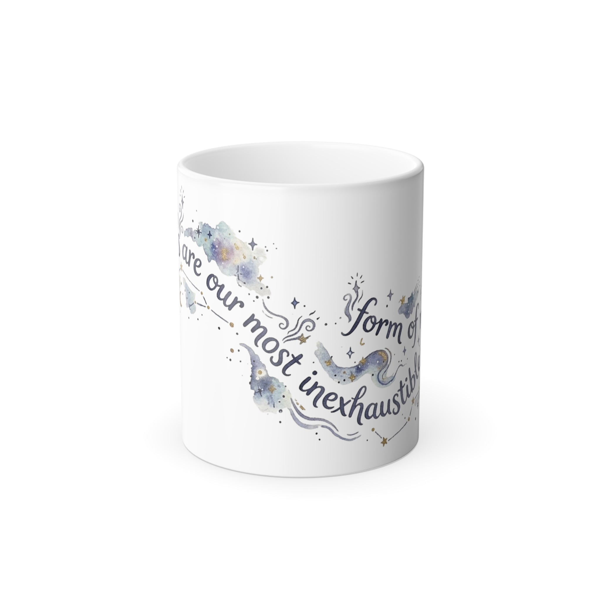 Color-Changing Mug — "Form of Magic" Floral Magic 11oz
