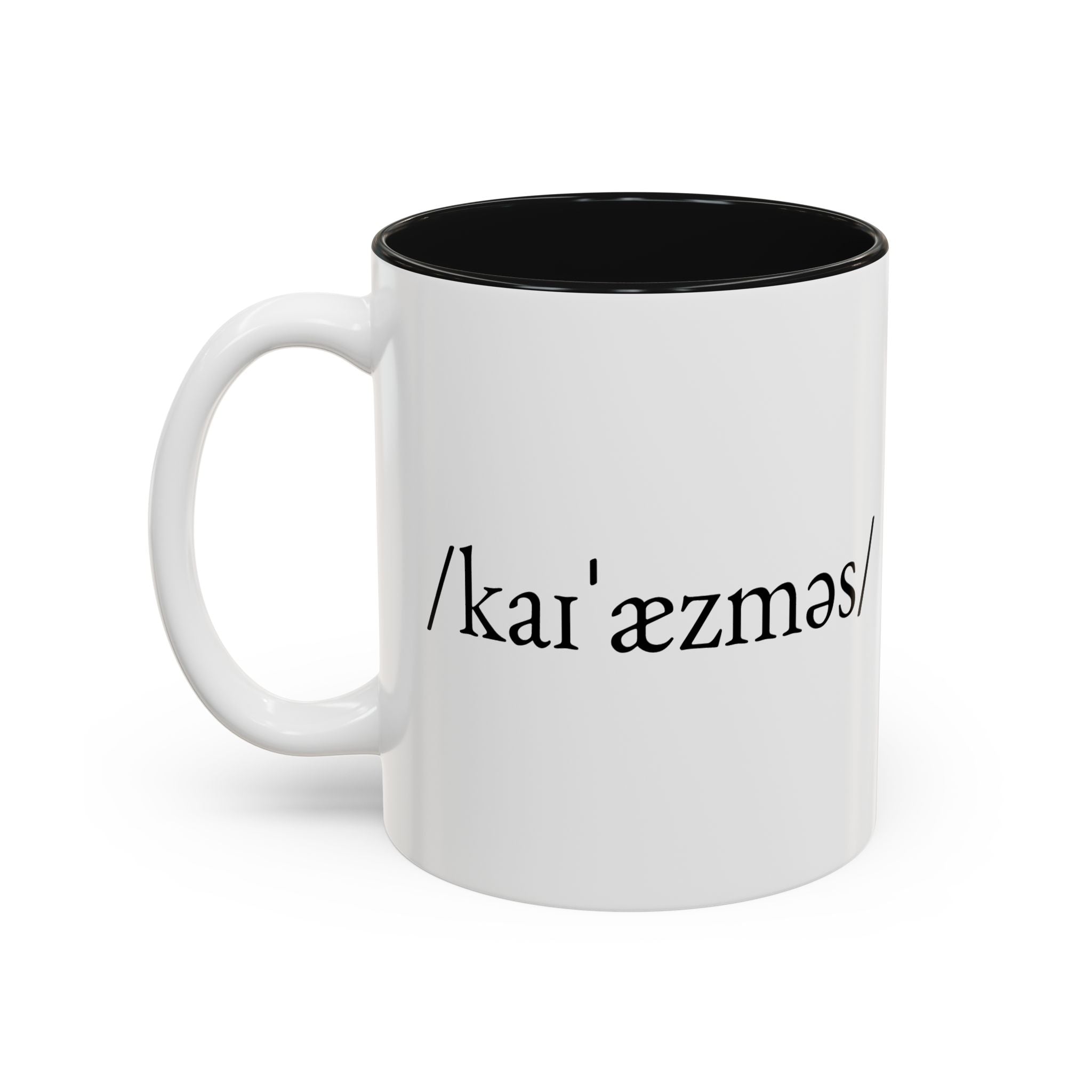 Chiasmus - Accent Mug— 'Fair is foul, and foul is fair' Two-Tone Ceramic Coffee Cup