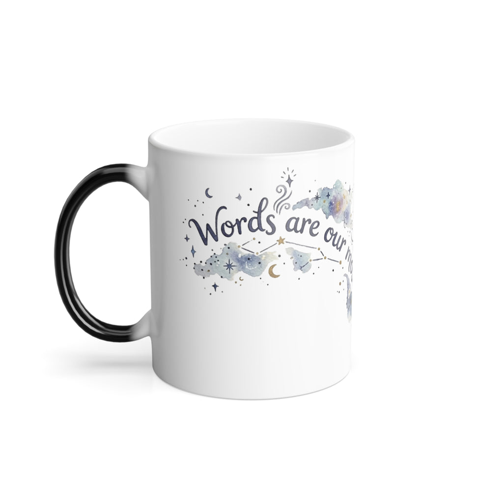 Color-Changing Mug — "Form of Magic" Floral Magic 11oz