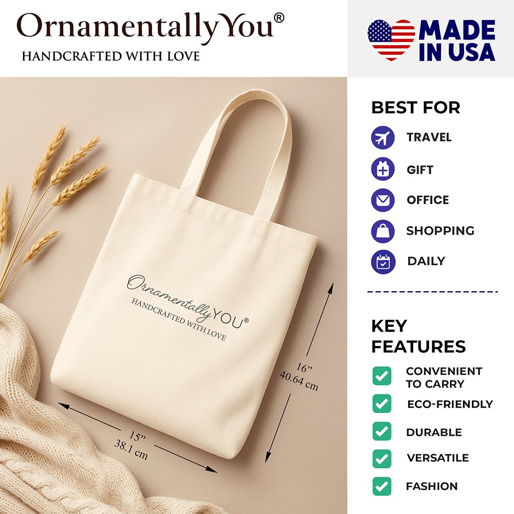 Colorful Teacher Acronym Tote Bag, Motivational Gift Shopper for Educators